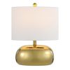20" Clear Round Table Lamp With Novelty Shade