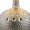 27" Clear Novelty Bedside Lamp With Drum Shade