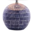 21" Clear Novelty Table Lamp LED With Drum Shade