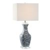 28" Clear Novelty Table Lamp With Square Shade