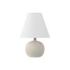 Set of Two 18" Clear Novelty Table Lamps With Cone Shades