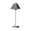 25" Nickel Table Lamp With Novelty Shade