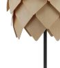 21" Natural And Black Novelty Table Lamp With Novelty Shade
