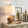 18" Clear Novelty Table Lamp LED With Globe Shade