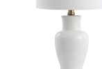 21" Gold Urn Table Lamp LED With Drum Shade