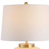 32" Clear Novelty Table Lamp LED With Empire Shade