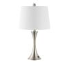 Set of Two 23" Clear Novelty Table Lamps With Empire Shades