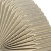 11" Natural Geometric Table Lamp With Novelty Shade