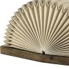 10" Natural Geometric Table Lamp With Novelty Shade