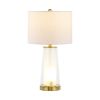 Set of Two 26" Gold Lighthouse Table Lamps With Drum Shades