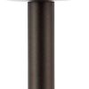13" Antiqued Bronze USB Table Lamp With Dome Shade