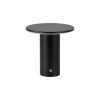 Set of Two 8" Clear USB Table Lamps LED