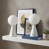 Set of Two 12" Clear Lighthouse USB Table Lamps
