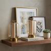 Set of Two 11" Gold USB Lantern