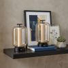 Set of Two 11" Black Lantern USB Table Lamps