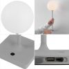 Set of Two 18" Gray USB Table Lamps LED
