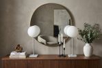 Set of Two 18" Gray USB Table Lamps LED