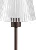 13" Antiqued Bronze USB Table Lamp With Empire Shade