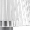 13" Gray USB Table Lamp With Empire Shade