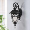 Black Transparent Outdoor Hanging Light With Clear Shades