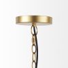 Brown Metal Single Ceiling Light With Brown Shades