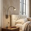 30" Antiqued Brass Metal Spotlight Wall Sconce