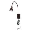 30" Rust Metal Spotlight Wall Sconce