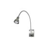 30" Silver Metal Spotlight Wall Sconce