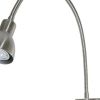 30" Silver Metal Spotlight Wall Sconce
