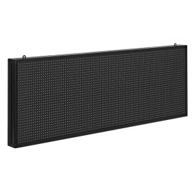 Programmable LED Sign, P10 Full Color Flexible Digital Scrolling Panel, DIY Custom Text Pattern GIF Display Board