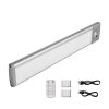 5 Pack LED Motion Sensor Under Cabinet Lights With Remote
