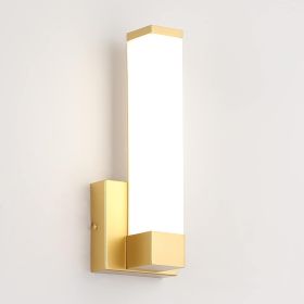 12 Inch Gold Modern LED Wall Sconce 12W 4000K