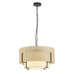19.7'' Farmhouse Boho Chandelier