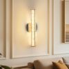 19.7 Inch Gold K9 Crystal Wall Sconces Set of Two