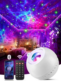 Galaxy Projector 360 Modes+15 White Noise+Bluetooth Star Projector Valentines Day Gifts Decorations Birthday Gifts Night Light Lava Lamp Teen Girl Gif