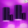 LED Purple Night Light, Purple Lights, Night Lights Plug into Wall with Light Sensor