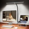 LED Desk Lamp With Stepless Dimming And Flexible Gooseneck