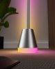 Smart RGB LED Corner Floor Lamp, Bright Standing Lamps for Living Room with APP and Remote,Modern Floor Lamp with Music Sync and 16 Million Colors