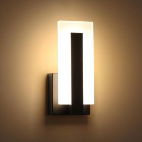 Modern 7W Acrylic LED Wall Sconce With Hardwire Installation