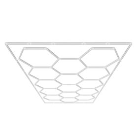 Hexagon Garage Lights, 66300LM, 6500K 15 Grid Systems Honeycomb Hexagonal Garage LED Lights