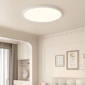 16 Inch LED Flush Mount Ceiling Light 32W 5CCT