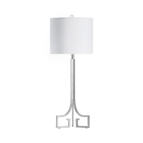 33"H Lux Table Lamp with White Shade