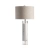 32" Marble & Crystal Table Lamp