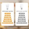 White Nightstand Bedroom Lamp - 3 Way Dimmable Bedside Lamp USB C A Charging Ports and AC Outlet, Small Table Lamp Linen Lampshade for Office Desk