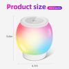 RGB ambient night light, Eye Caring, Multiple color variations, Stepless Dimming, Touch Night Lamp,Can be remotely controlled and timed