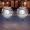 2 Pack Solar Decorative Firework Stake Lights 180 LED