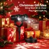 Outdoor Snowflake Projection Decor Light, Dual-Head Adjustable Projector Lamp, IP44 Weather-Resistant ABS Housing