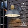 Outdoor Gooseneck Barn Light – Blue