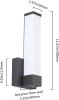 12 Inch Black Modern LED Wall Sconce 12W