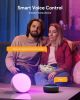 Smart Table Lamp, Dimmable Desk Lamp with App/Voice Control, LED RGB Color Changing Touch Lamp, Night Lamp for Bedroom Compatible with Alexa